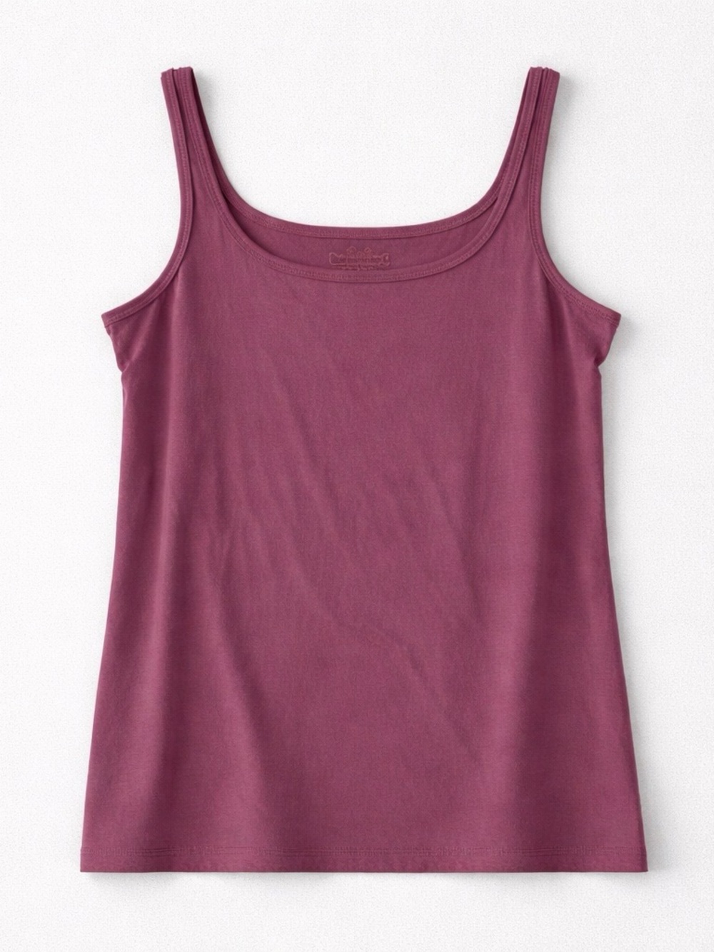 Peruvian Connection Scoop Neck Tank Top - Plum
